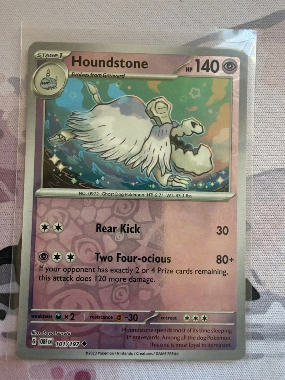 Greavard & Houndstone Evolution Lot | 5 Cards | Reverse Holo | Pokémon ✨5/$25✨